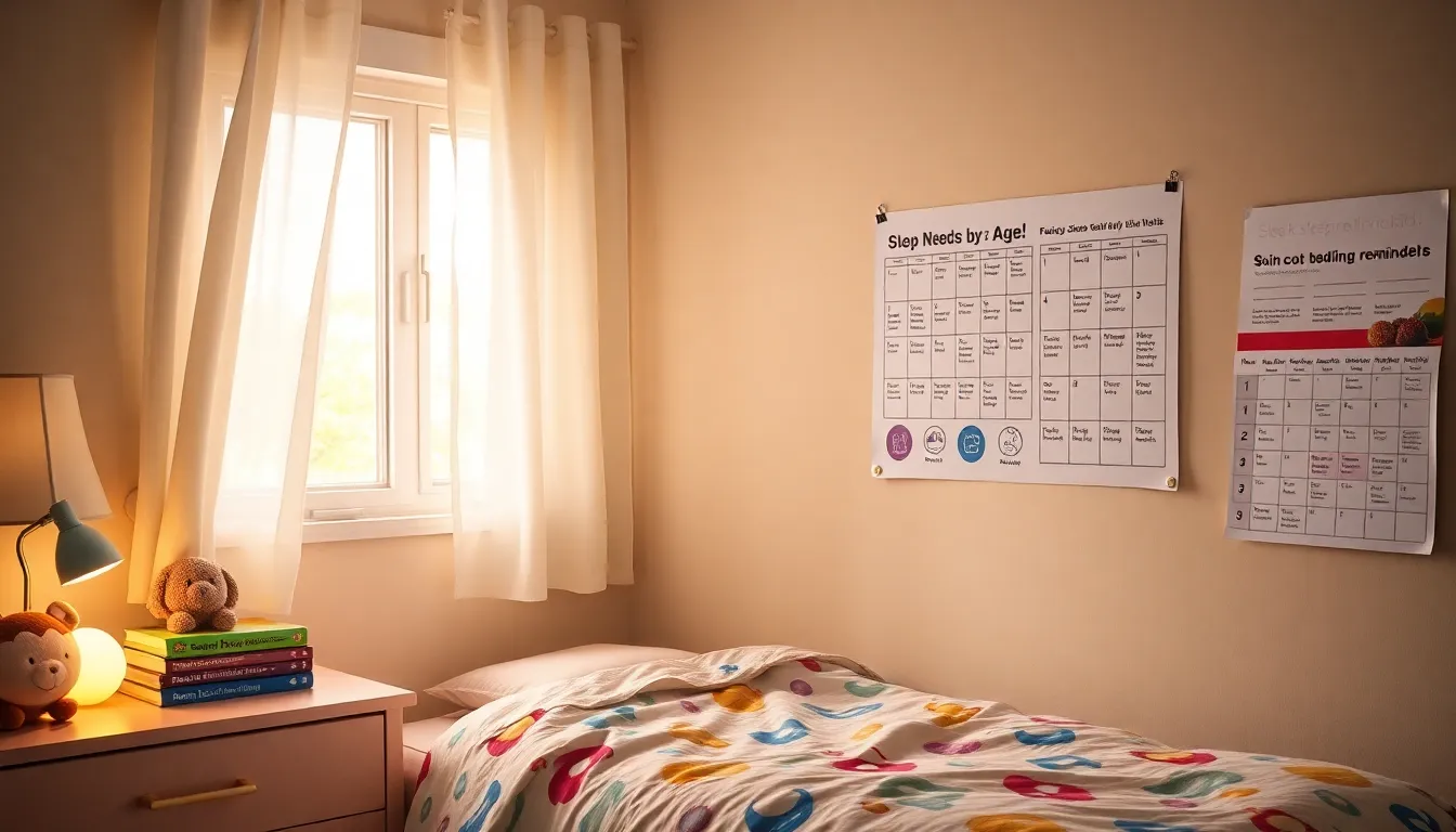cozy child's bedroom promoting healthy sleep habits.