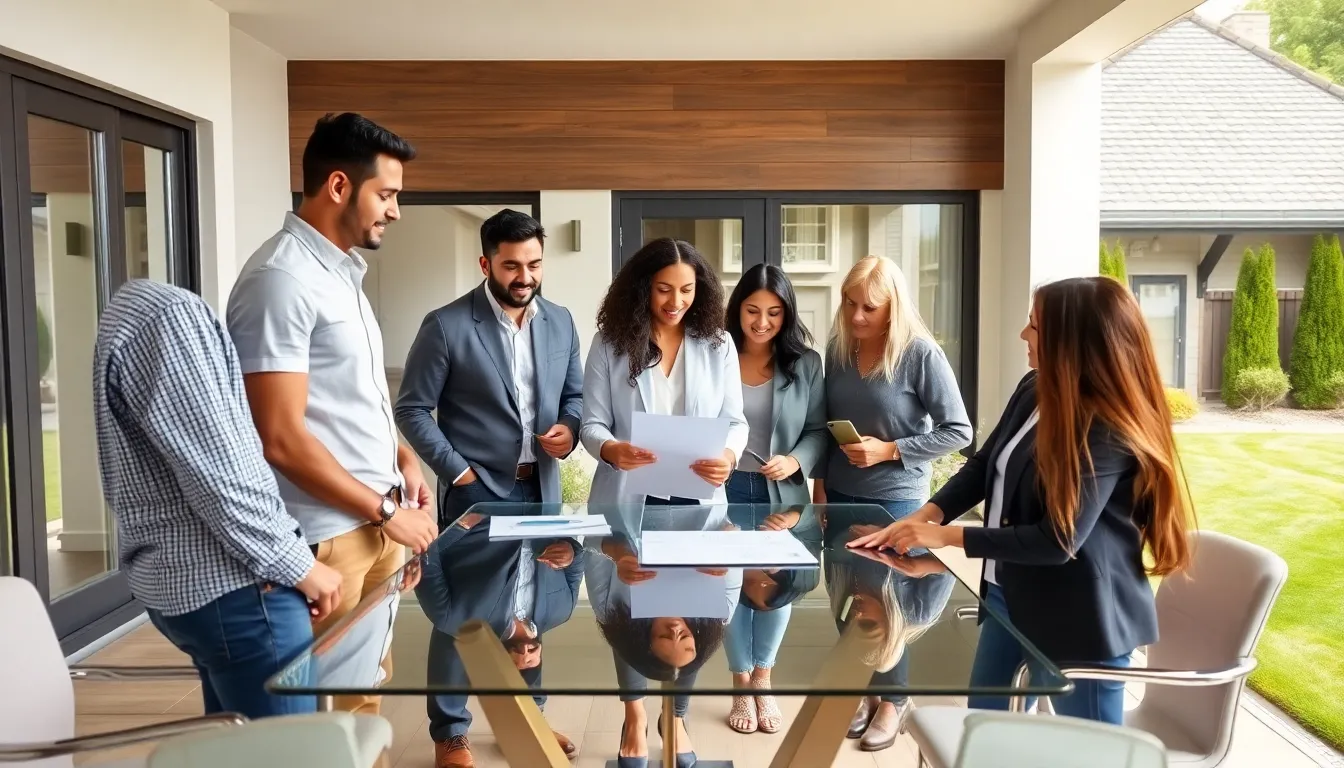 group discussing monthly home maintenance in a modern setting.